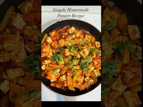 Simple Homemade Paneer Recipe in 30 Minutes | Quick and Easy Cheese Chilli 🍛