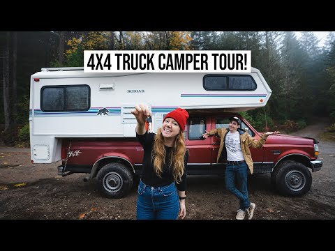 We Traded Our RV for a Vintage 4x4 Truck Camper!? 😍 FULL TOUR + Heading up to CANADA!