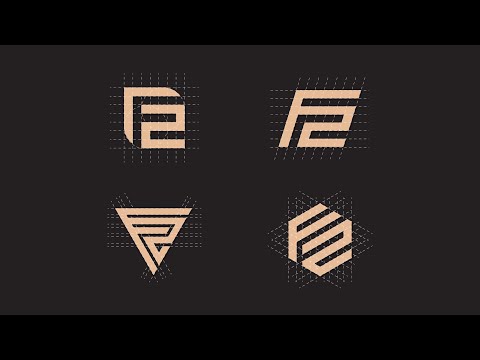 Letter Logo Design Process - Adobe Illustrator Tutorial