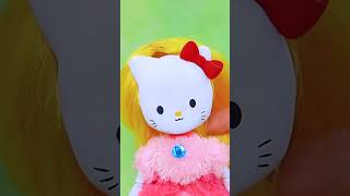 Doll Transformation: From Hello Kitty to Princess Peach #shorts