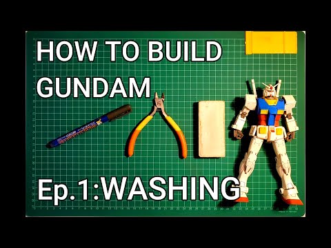 WASHING THE RUNNERS - (Ep.1/3) an Absolute Beginner Gunpla Tutorial