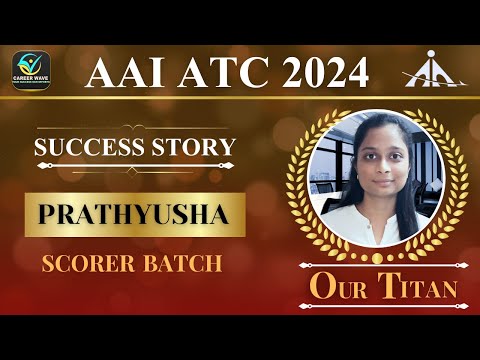 Success talks with Prathyusha (SCORER BATCH)  #aaijeatc #aaiatc #aaicw #careerwave