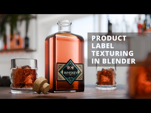 Easy Product Label Texturing in Blender