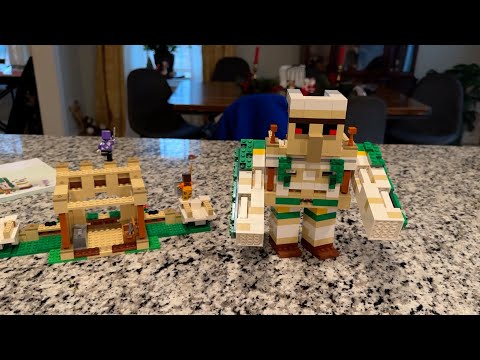 LEGO Minecraft Marvels ~ Iron Golem Fortress Building Fun for All Ages!