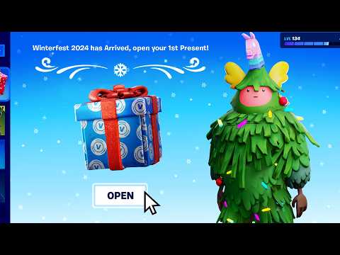 FORTNITE WINTERFEST 2024 UPDATE! (ALL PRESENTS OPENED)