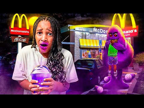 CALI DRINKS THE MCDONALD'S GRIMACE SHAKE!!