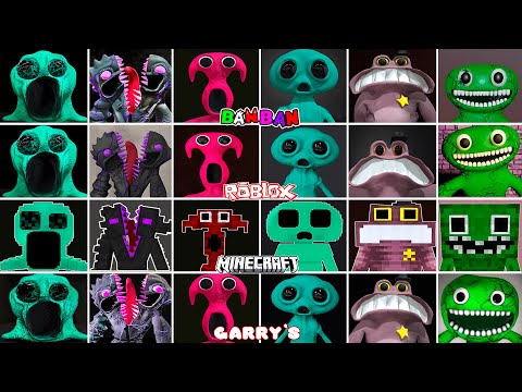 Garten of Banban 7 EVOLUTION of ALL JUMPSCARES in All Games (Minecraft, Roblox, Garry's Mod)