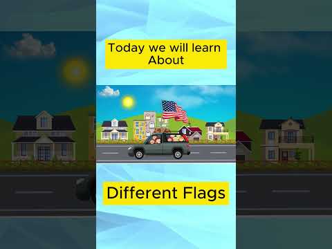 Flags Of The World For Kids | All Country Flags | Kids Learning Videos Preschool