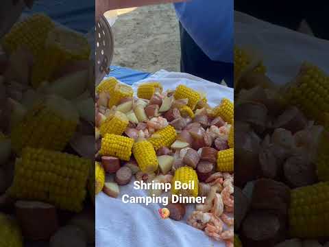 Shrimp Boil Camping Dinner