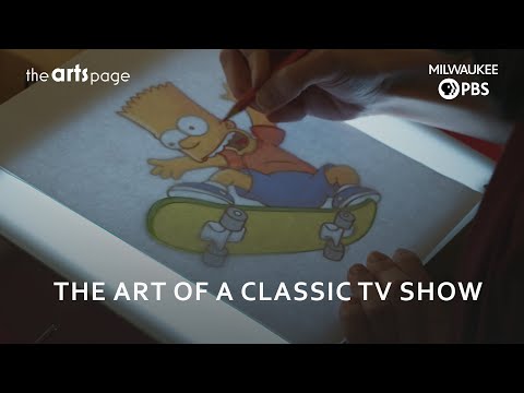 The Arts Page | The Animation Cels of The Simpsons is put in the spotlight.