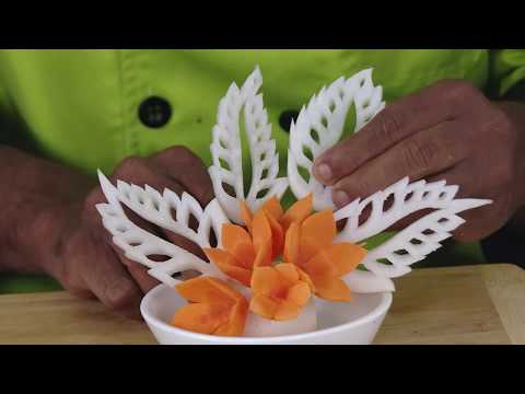 Radish Leaf- Vegetable Carving