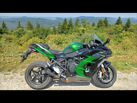 Kawasaki Ninja H2 SX "Riding up the tallest mountain in West Virginia"