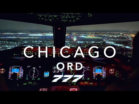 CHICAGO | BOEING 777 LANDING 4K 60P