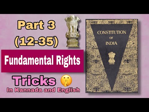 Tricks to Remember Full Fundamental Rights | Indian Constitution |In Kannada and English #upsc #kas