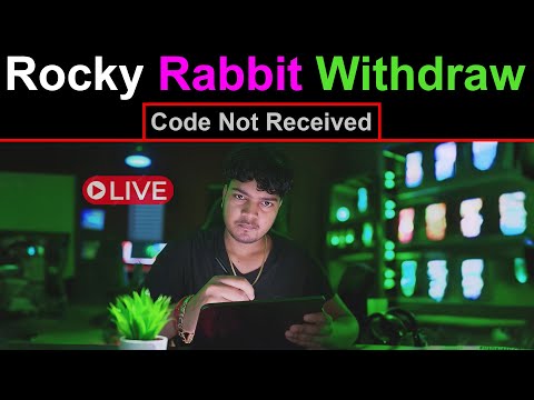 Rocky Rabbit Airdrop Withdrawal कैसे करे ✅ | Rocky Rabbit Telegram Code Not Received Problem | #RBTC