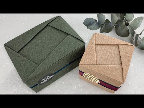 Gift Wrapping Ideas｜Gift Box Packing Tutorial + DIY Paper Envelope