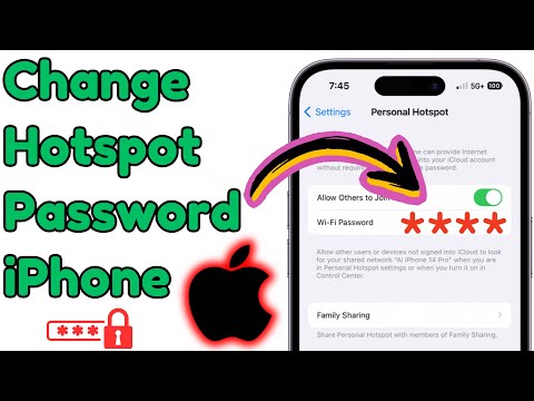 How to Change Hotspot Password in iPhone