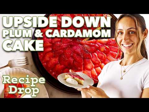 Perfect Summer Cake: Upside Down Plum and Cardamom Cake | Recipe Drop | Food52