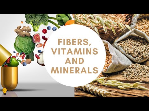 Fibers, Vitamins and Minerals |Balanced diet| 2021