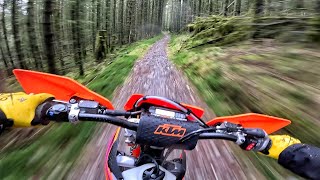 Can The  KTM 150 Ride In Extreme Conditions // Hard Enduro First Ride