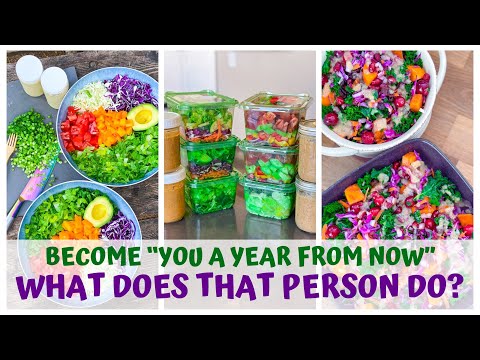 BECOME "YOU A YEAR FROM NOW - HEALTHY HABITS RAW FOOD VEGAN