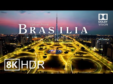 Brasilia, Brazil 🇧🇷 in 8K HDR ULTRA HD 60 FPS Dolby Vision™ Drone Video