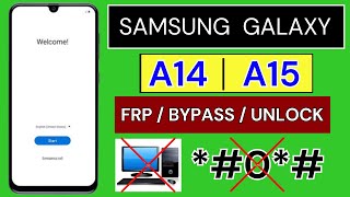 Samsung A14/A15 Frp Bypass Android 13/14 Without PC | Samsung Google Account Bypass