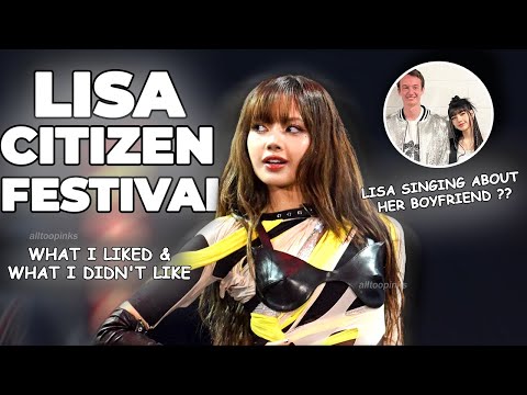 Lisa SHOCKS Fans With Surprise New Love Song at Global Citizen Festival! | BLACKPINK #lisa