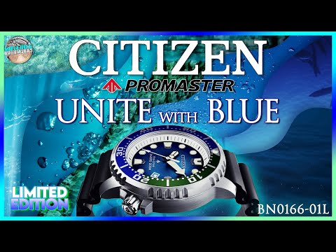 The Most Beautiful Citizen Dial Ever! | Citizen Promaster Unite With Blue BN0166-01L Unbox & Review