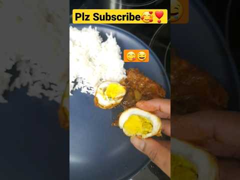 Lunch time😍 #lunch #eggcurry  #shorts #ytshorts #shortsfeed #viral #trending #sowmikitchen123