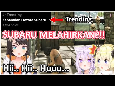 Semuanya Kaget Saat Mendengar Kehamilan SUBARU Di Holo Server ARK | (Hololive Clips)