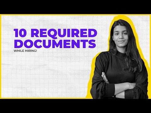 10 Required documents while hiring  #BizWiser