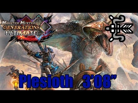 MHGU | [G2] Shadows in the Desert Lake - Plesioth (Valor Pierce Bow) 3'08''