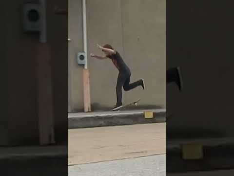 Wacky One Foot Skateboard Maneuver