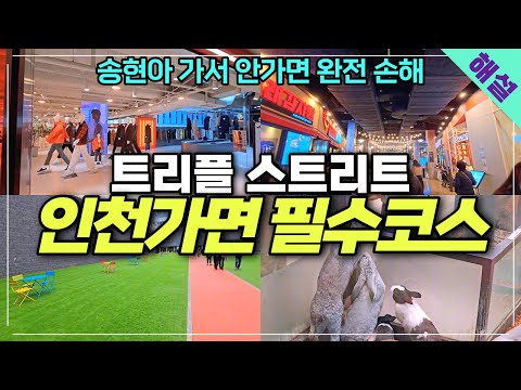 인천 여행 필수코스 송현아 갈때 놓치면 후회하는 트리플 스트리트 / 송도핫플레이스 / 송도맛집이 가득한 곳