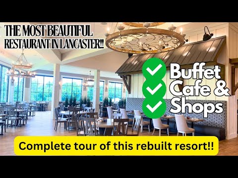 Hershey Farm Resort - REBUILD - Complete Tour & Restaurant Review  #lancasterpa #amishcountry