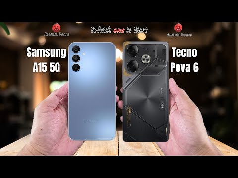 Samsung a15 vs Tecno Pova 6  Full comparison ⚡Which one is Best