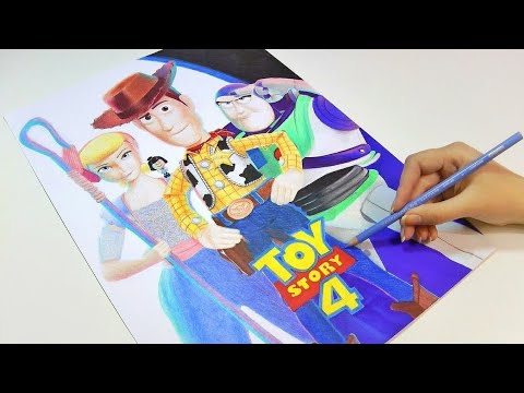 Speed Drawing Toy Story 4