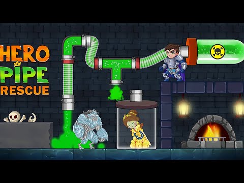 Hero Pipe Rescue Game - GamePlay Walkthrough