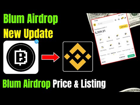 Blum Airdrop New Update | Blum Airdrop Price & Listing | Blum Airdrop Withdraw |