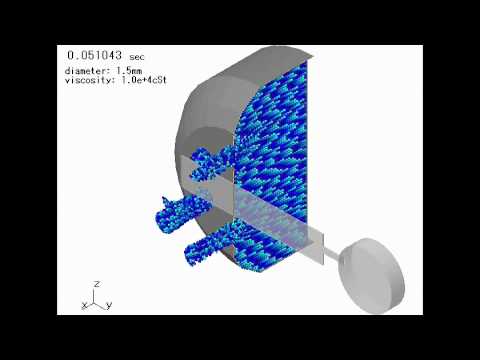 食材の裁断(2)～富士テクニカルリサーチ 粒子法 流体解析ソフト MPS-RYUJIN～