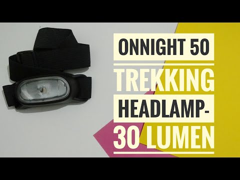 ONNIGHT 50 TREKKING HEADLAMP - 30 LUMEN