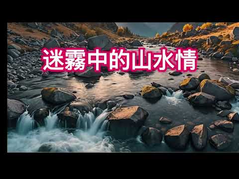 迷霧中的山水情