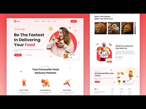 How To Build Responsive Restaurant Website Using HTML CSS And JavaScript