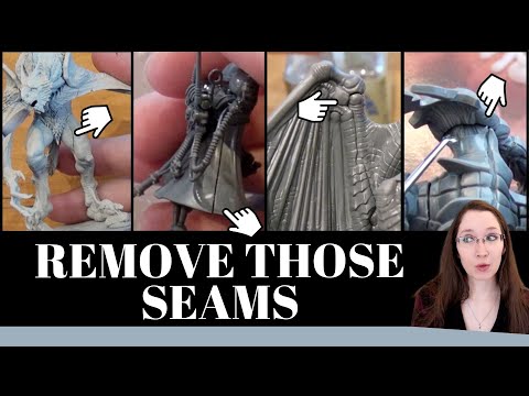 Filling Gaps in Miniatures WITH EASE Before and After Priming