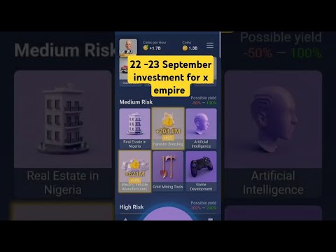 22 September X Empire Investment Fund Today||  musk Emphia Delhi combo || #shortsvideo