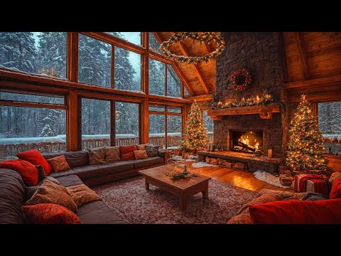 Smooth Christmas Jazz Music 2025 🎅 Cozy Christmas Living Room Ambience & Jazz Relaxing Music to Calm