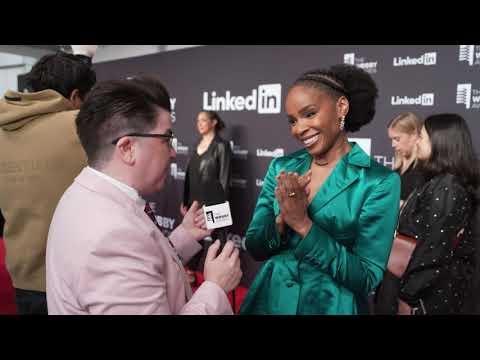 Amber Ruffin on the Red Carpet at the 28th Annual Webby Awards #Webbys