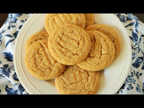 Soft & Chewy Peanut Butter Cookies with Self Rising Flour