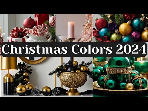 Top 7 Trend Colors for Christmas 2024 | Stylish Holiday Color Palette Ideas